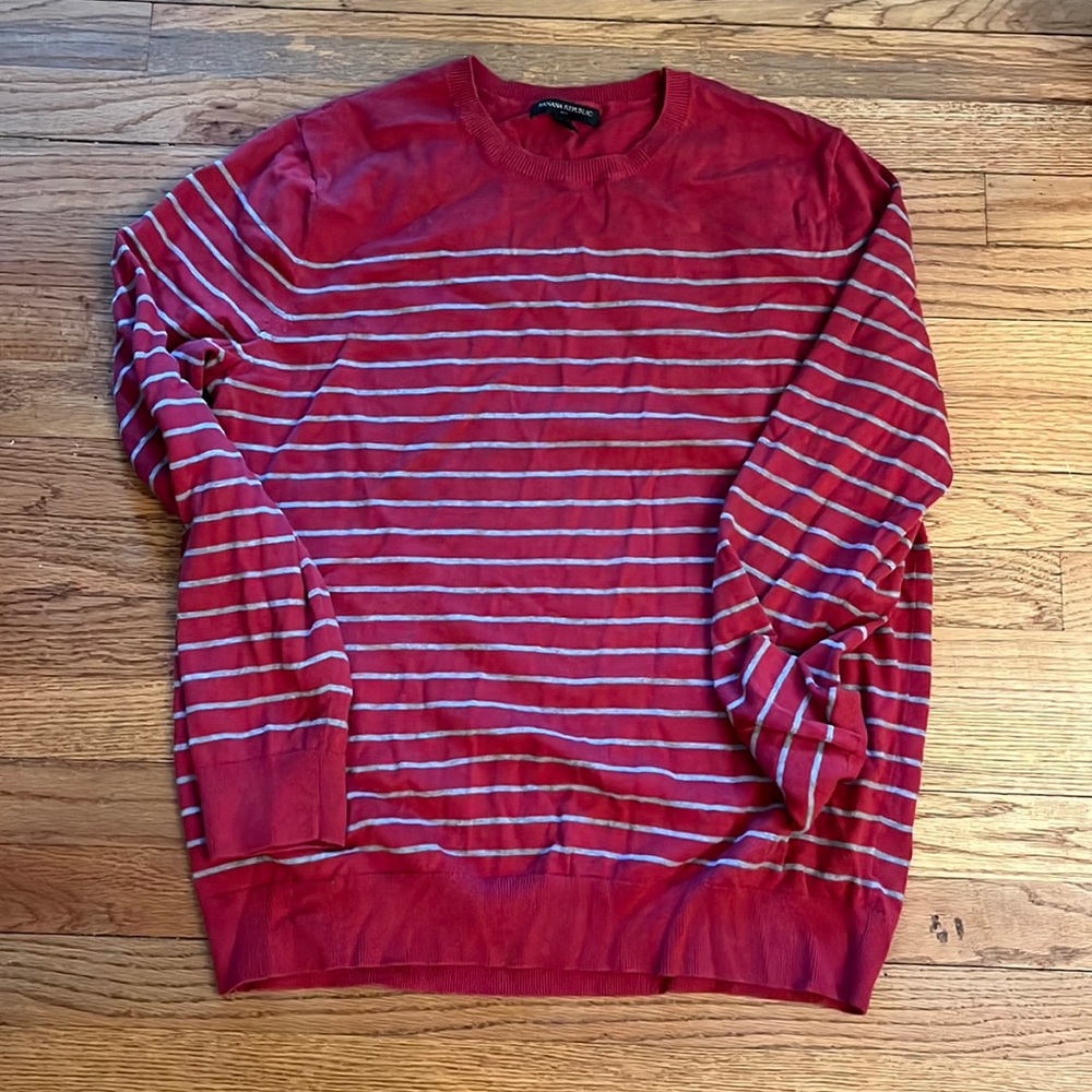 Mens striped sweater